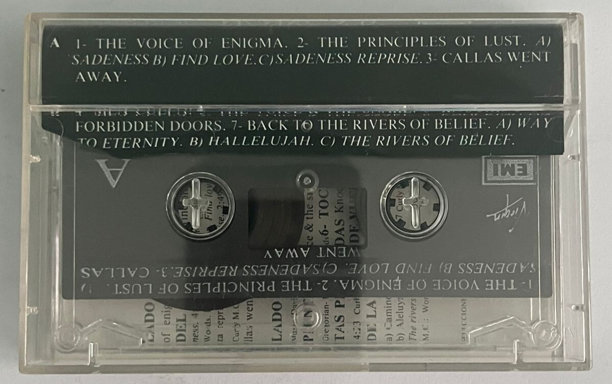 ENIGMA - MCMXC a.D. - 1990 MEXICAN TAPE, AMBIENT | eBay