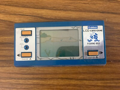 Gakken LCD Game Watch Fishing Boy japanese vintage game | eBay