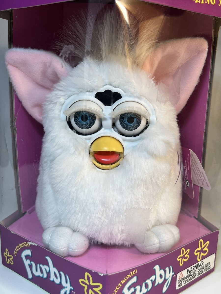 Furby NEW Sealed 1998 SNOWBALL 70-800 Generation 1 White Pink Ears