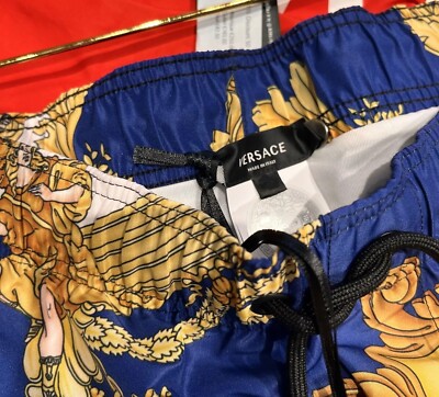 VERSACE ゴールドバロック柄 海パン Mサイズ VERSACE ゴールドバロック