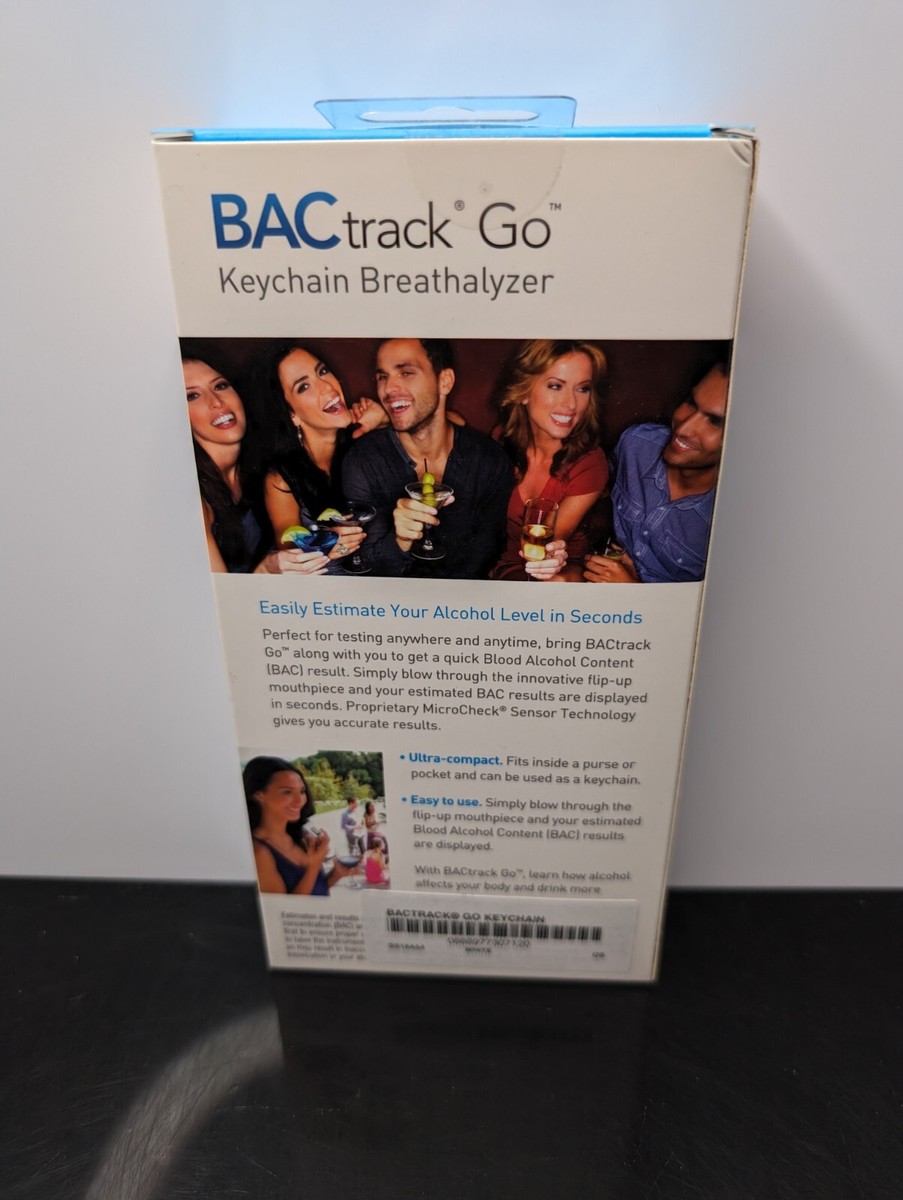 Supreme BACtrack Go Keychain White Breathalyzer Authentic *in Hand