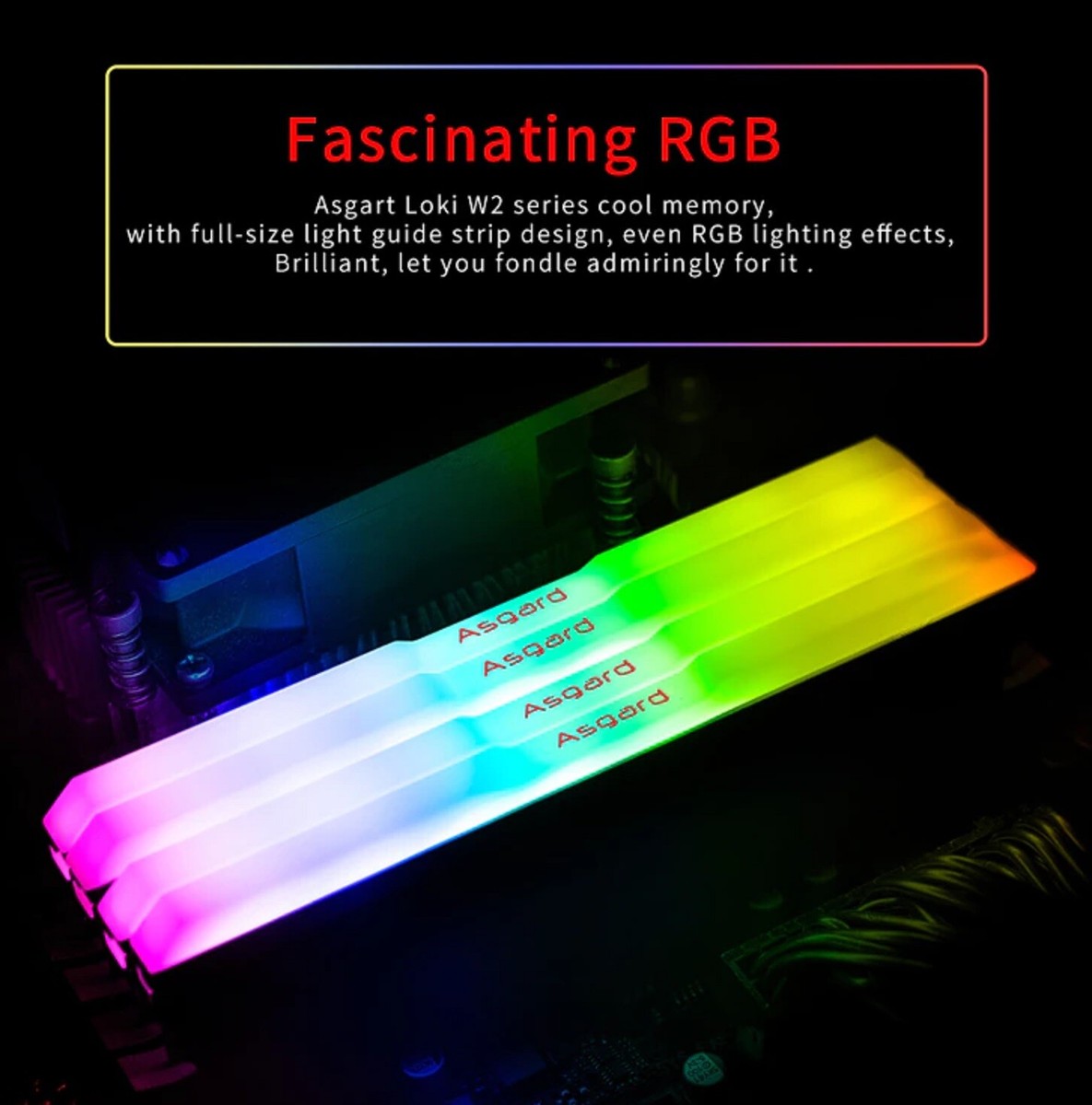 DDR4 RAM Asgard Loki RGB 2X8GB3200MHZ RGB/2X16GB 3200MHZ RGB