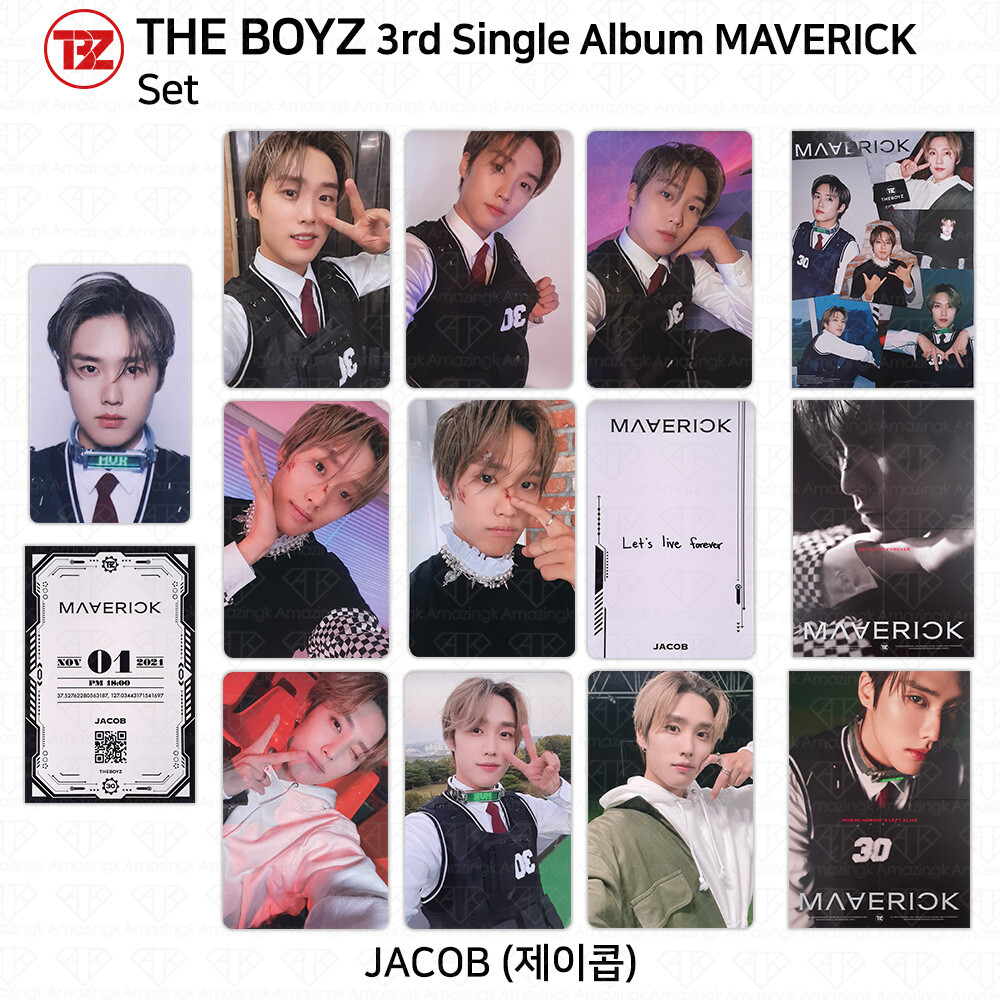 The Boyz 3rd Single Album Maverick Official Photocard Poster Jacob