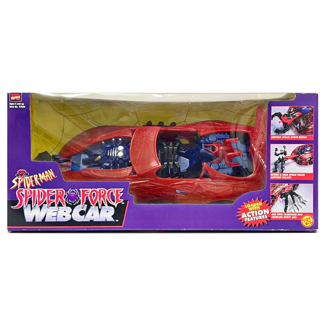 TOYBIZ Marvel Spider-Man Spider Force Web Car Action Figure | eBay