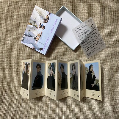 BTS [ Winter Package 2021 Mini Photo Box ] Photocard / New, Rare
