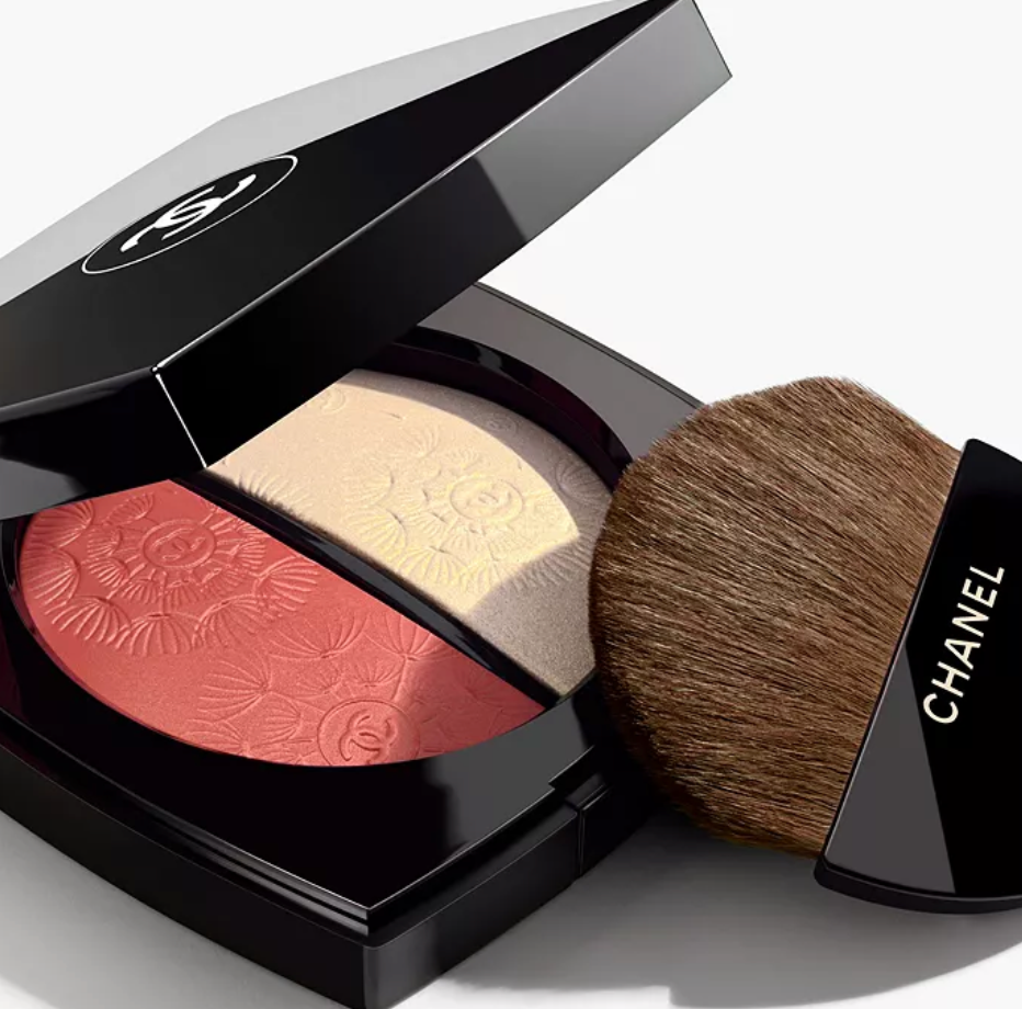 Chanel JARDIN IMAGINAIRE Blush and highlighter duo GOLD and PEACH