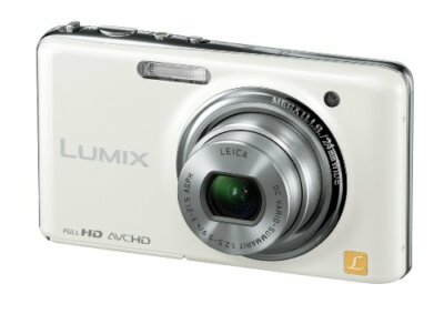Panasonic Digital Camera LUMIX FX77 12.1 MP White DMC-FX77-W