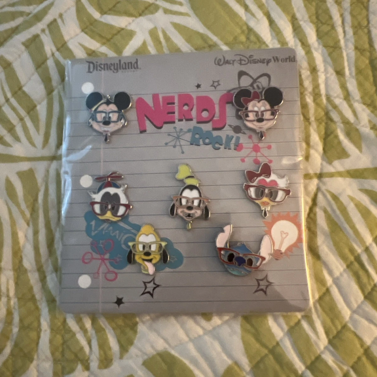 disney nerds pin set products for sale | eBay
