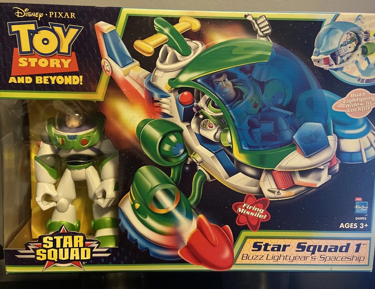 New Toy Story AND BEYOND Buzz Lightyear SPACESHIP STAR SQUAD 1 NEW