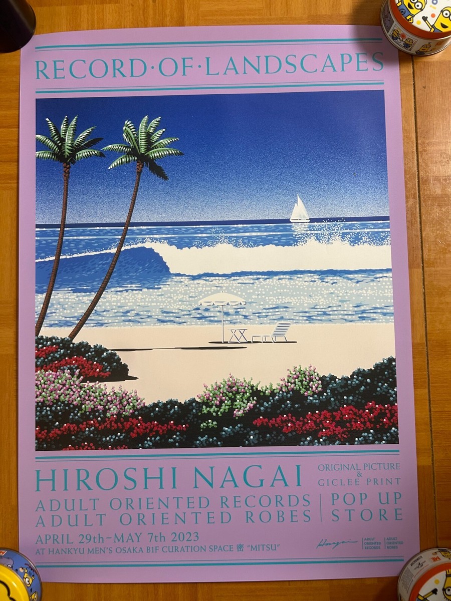 Hiroshi Nagai RECORD OF LANDDSCAPE Exhibition 2023 Original Poster
