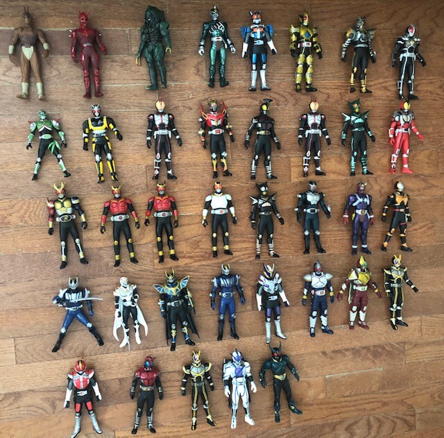 Kamen Masked Rider Vinyl Figures Standard Size Villains Bandai