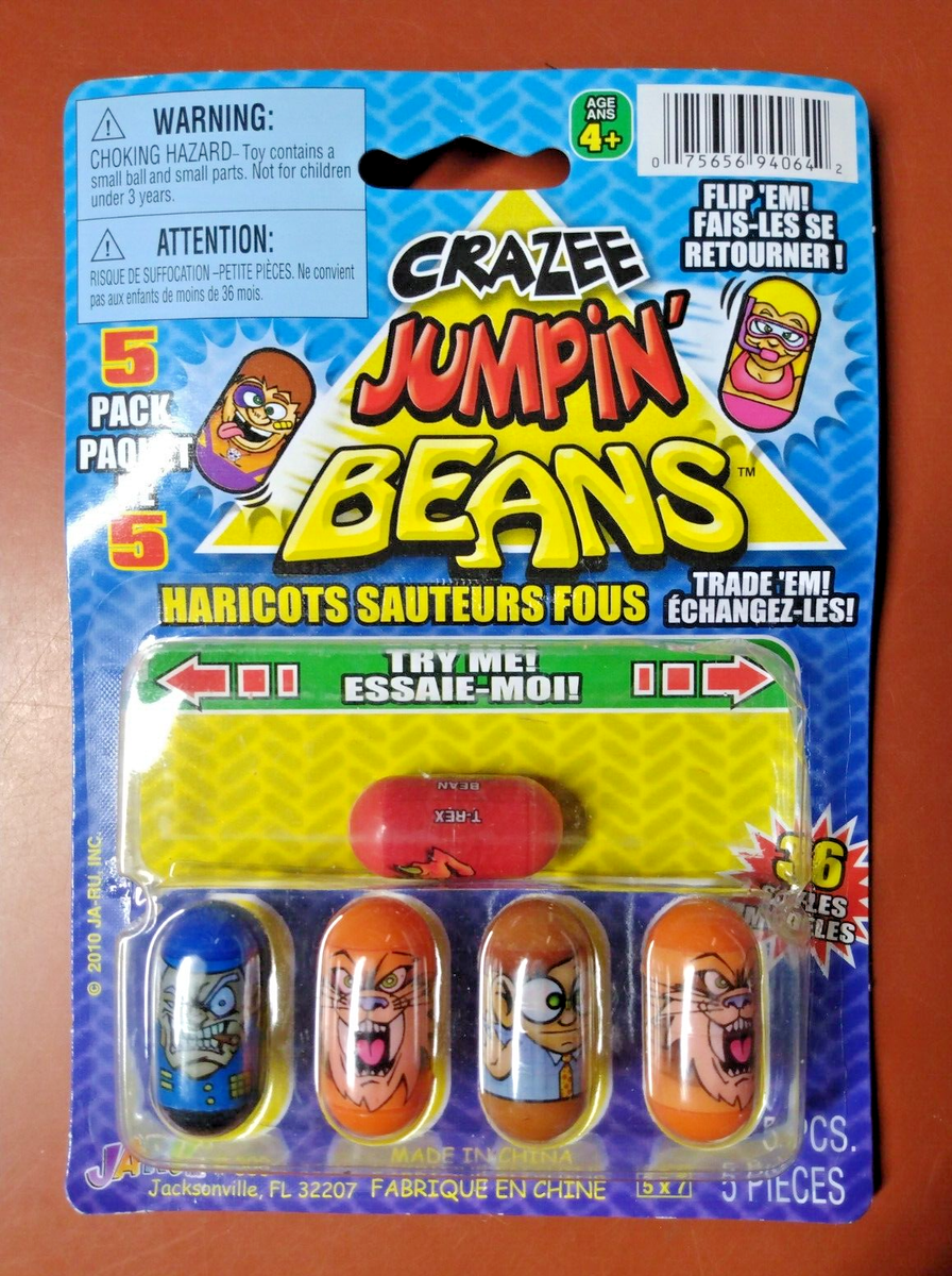 Crazee Jumping Beans 5 Pack Brand NEW 2010 JA-RU Mighty Beans