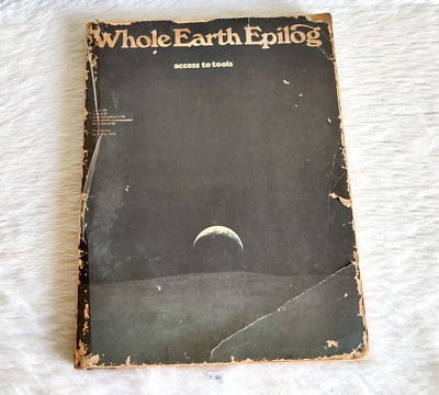 1974 Vintage Whole Earth Epilog English Language Geography Old