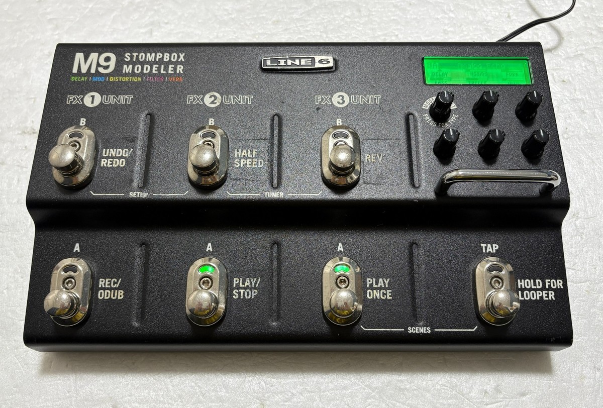 Line6 M9 Stompbox Modeler Multi Effects Guitar Effect Pedal with