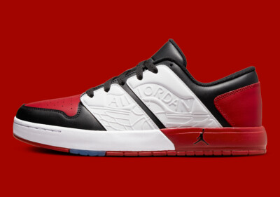 Nike Air Jordan Nu Retro 1 Low Chicago Varsity Red Black Bred Nby