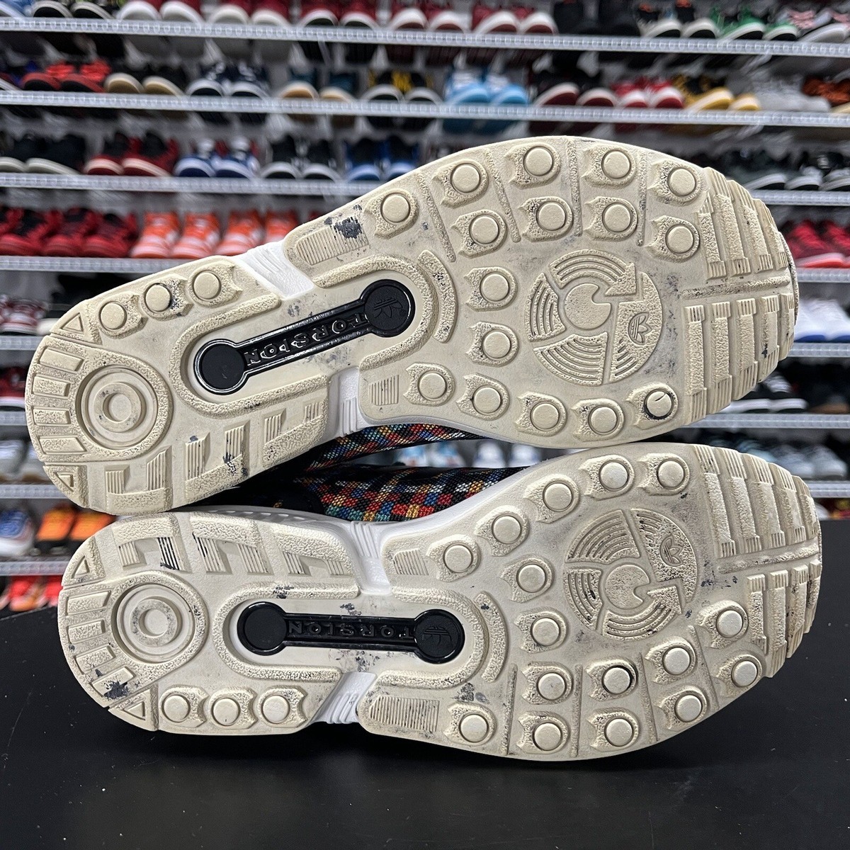 Adidas Zx Flux Torsion Running Shoes Rainbow S77907 Size 5 | eBay