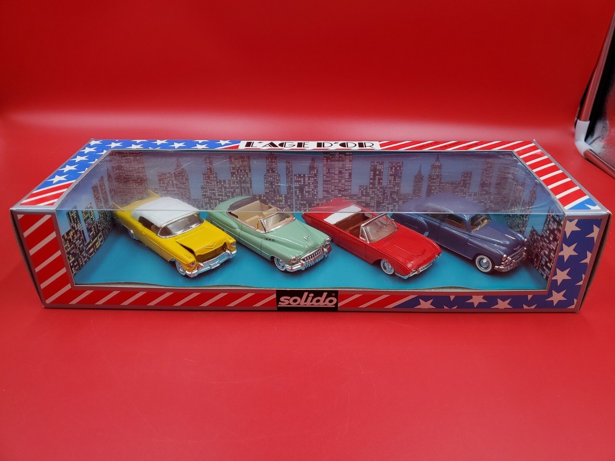 RARE FRANCE SOLIDO L'AGE D'OR 4 CAR SET SMALL SCALE NEW | eBay