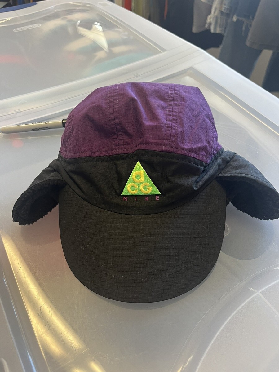 Vintage Nike ACG Aviator Trapper Bomber Winter Hat • MINT