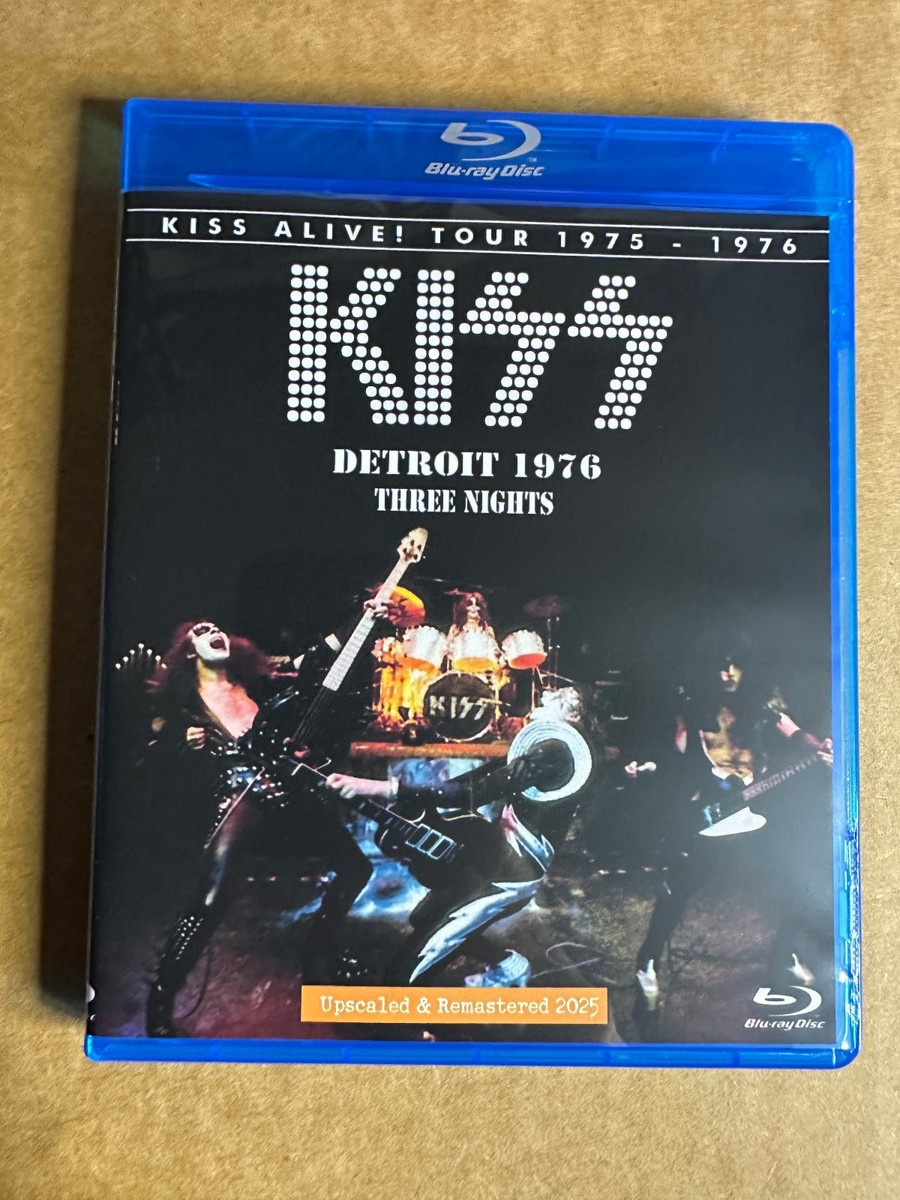 KISS - Live in Detroit 1976 Three Nites Remastered Blu-ray Ace