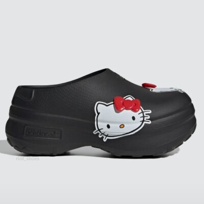 Adidas X Hello Kitty Women's AdiFOM Stan Smith Mule Black - IH0280