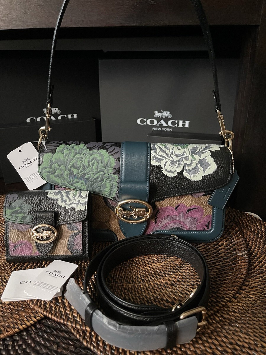 COACH Kaffe Fassett Georgie Crossbody Shoulder Bag & Kaffe Fassett