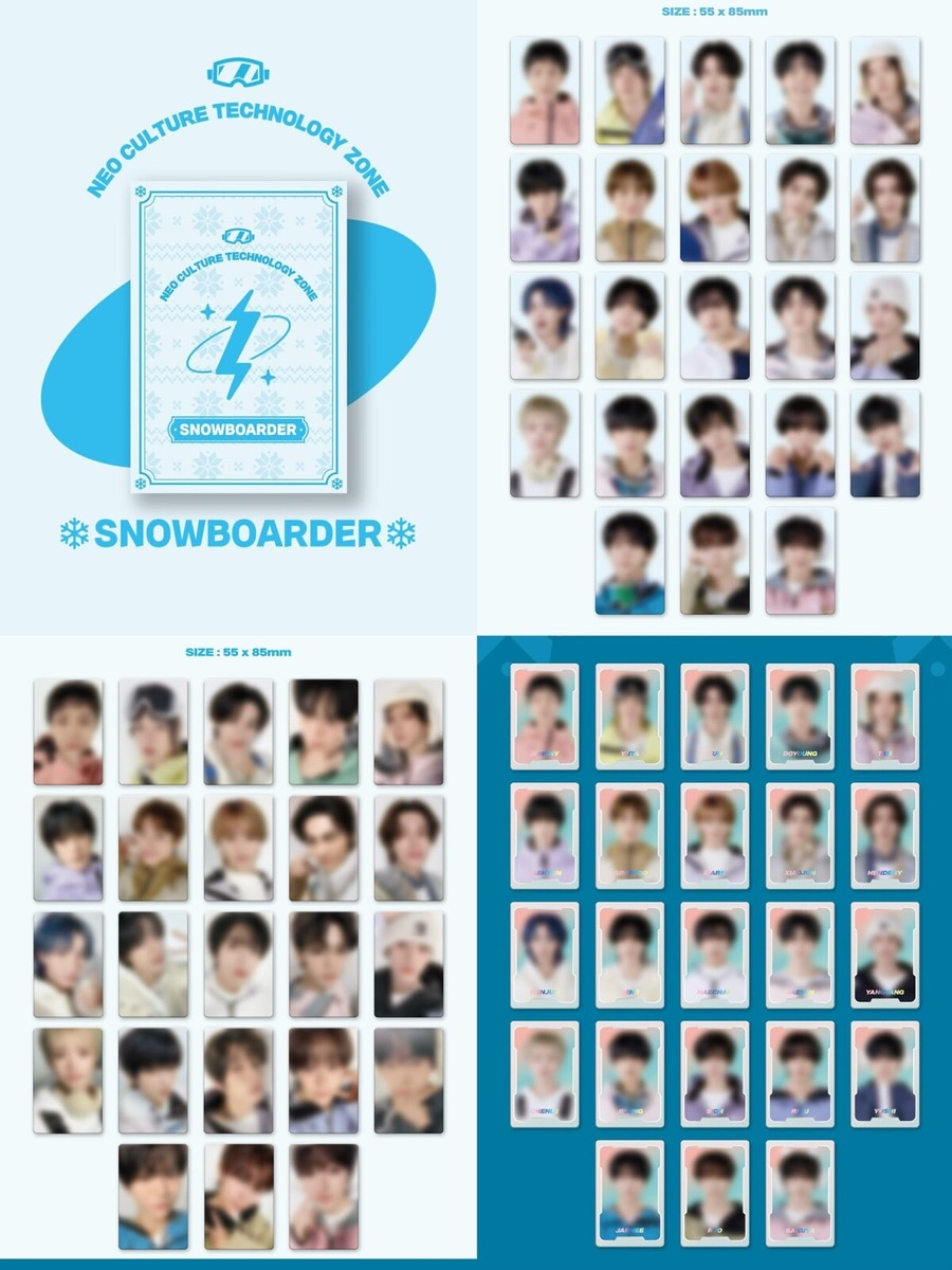 NCT ZONE EVENT SNOWBOARDER VER COUPON, SELFIE OFFICIAL PHOTOCARD