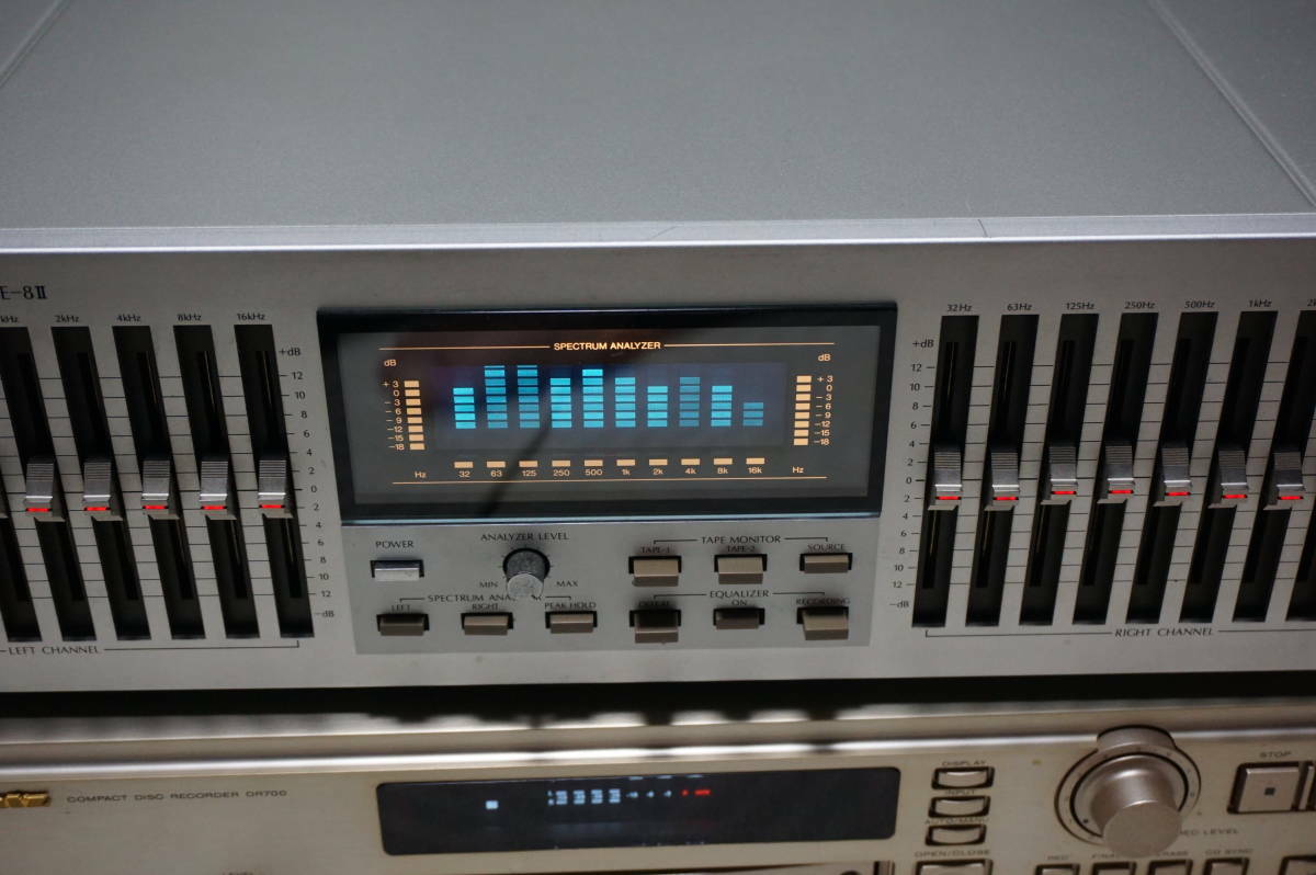 SANSUI SE-8Ⅱ Stereo Graphic Equalizer Spectrum Analyzer Free Ship