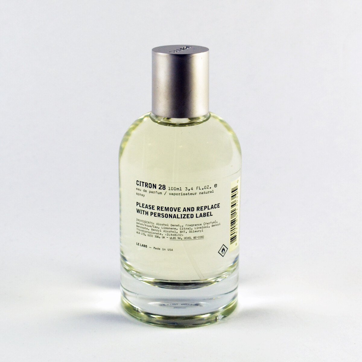 Le Labo CITRON 28 Eau De Parfum / EDP Spray - Size 100mL / 3.4 Oz