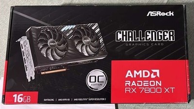 ASRock AMD Radeon RX 7800 XT Challenger OC 16GB GDDR6 Graphics