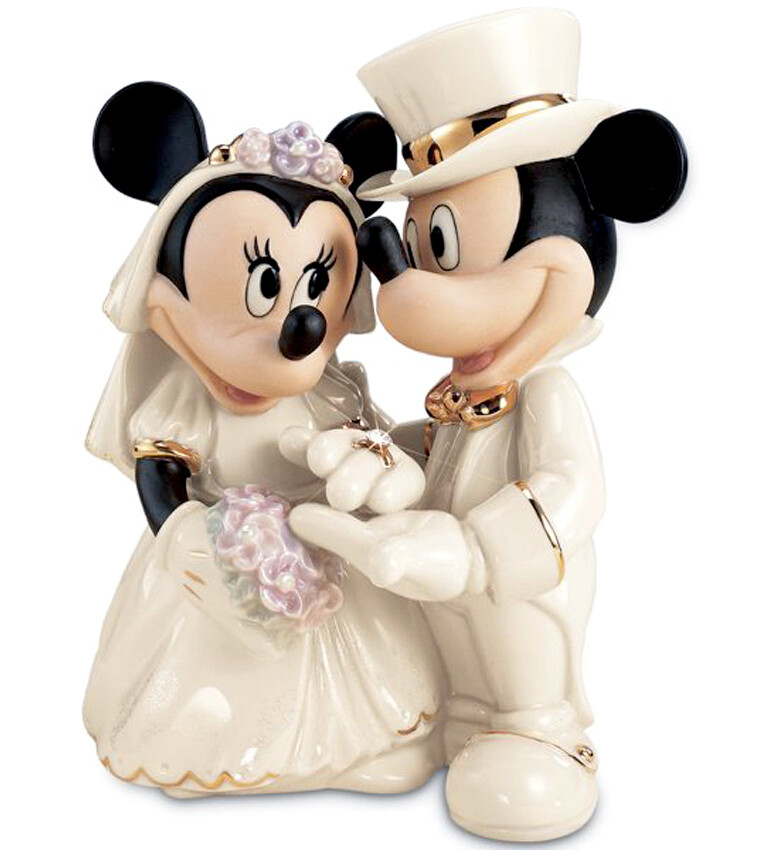 Lenox Disney Minnie's Dream Wedding Cake Topper Figure Mickey
