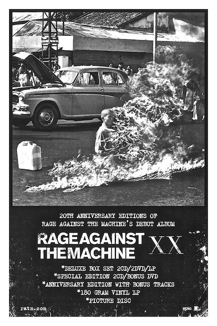 非売品】 RAGE AGAINST THE MACHINE プロモB2ポスター 2000 RAGE