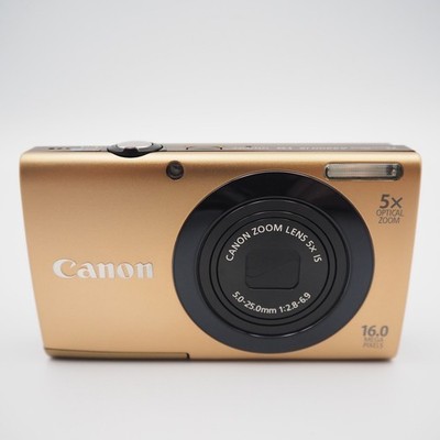 Mint] Canon Powershot A3400 IS Gold Compact Digital Camera w/Box