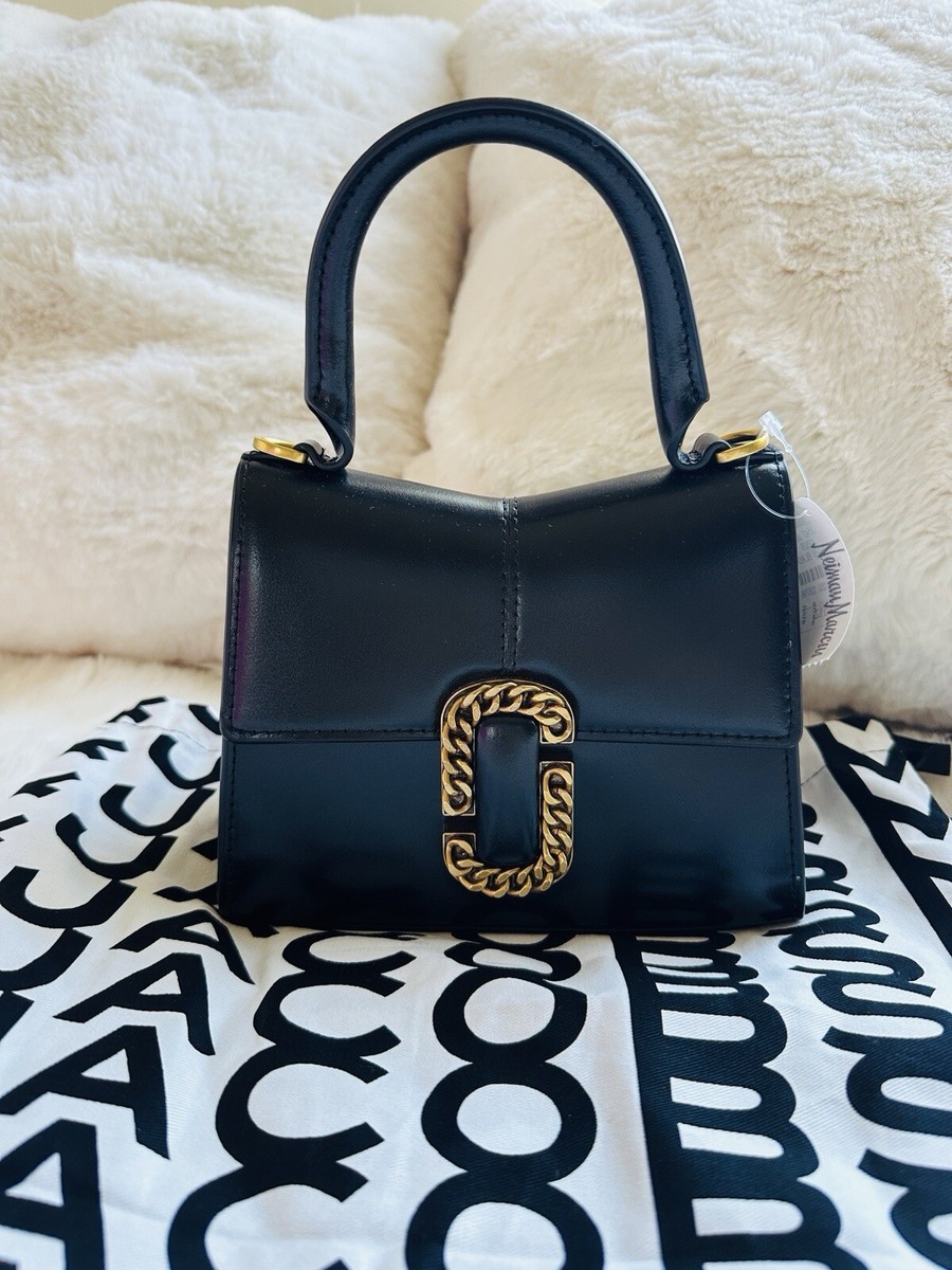 NWT Marc Jacobs The St Marc Mini Top Handle Satchel Crossbody Bag