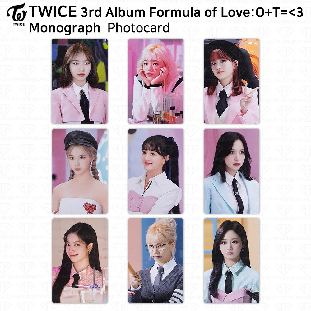 TWICE 3rd Album Formula of Love : O+T= 3 Monograph Official