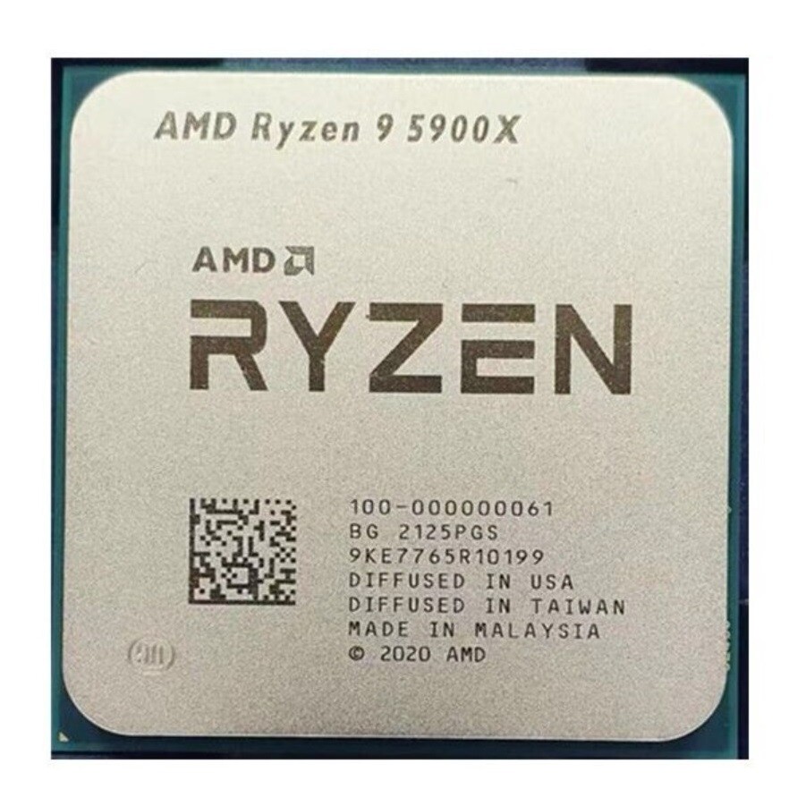 AMD Ryzen 9 5900X 3.7GHz-4.8GHz 6 Core 24 Thread 105W Desktop CPU