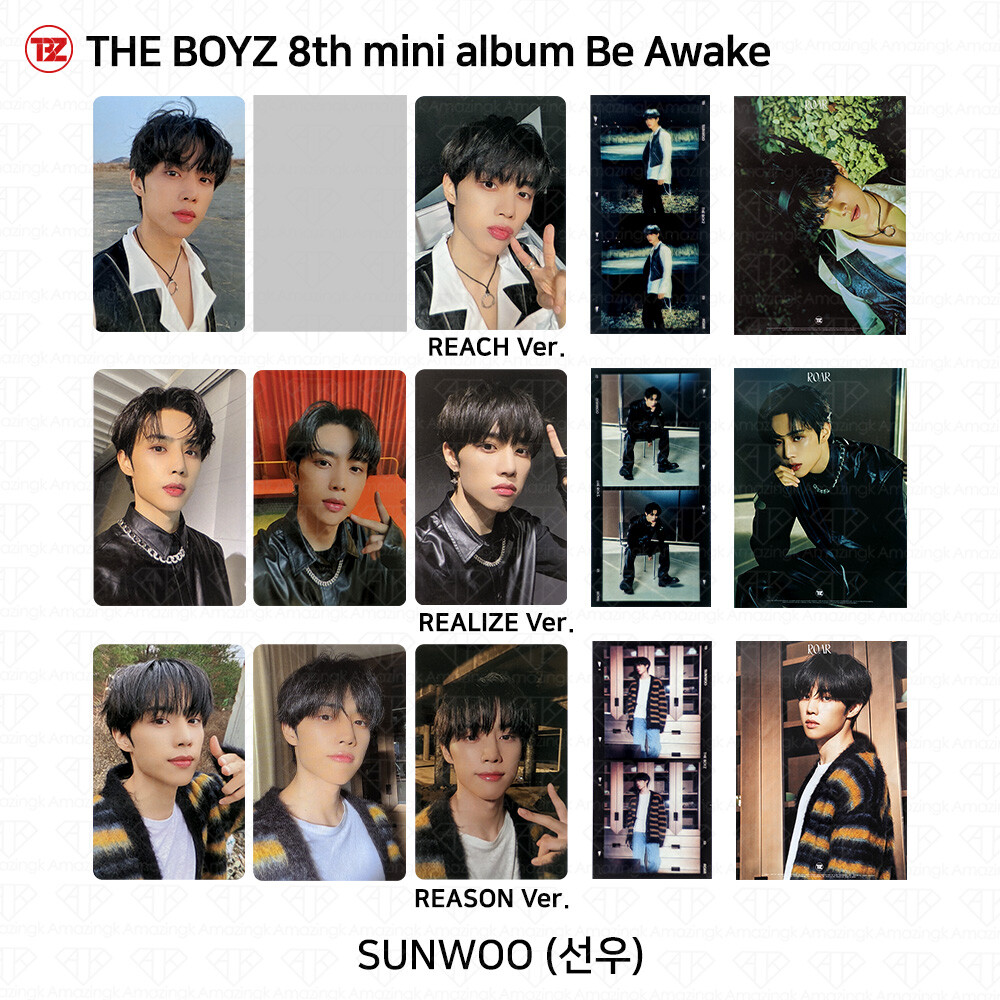 The Boyz 8th Mini Album Be Awake Photobook ver. Photocard Film