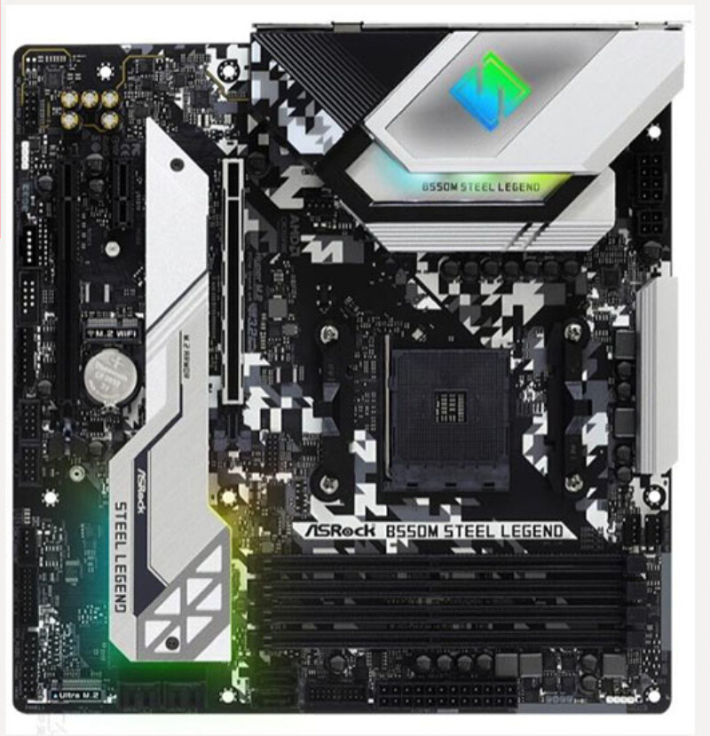 For ASRock B550M Steel Legend Desktop Motherboard PCI-E 4.0 M.2
