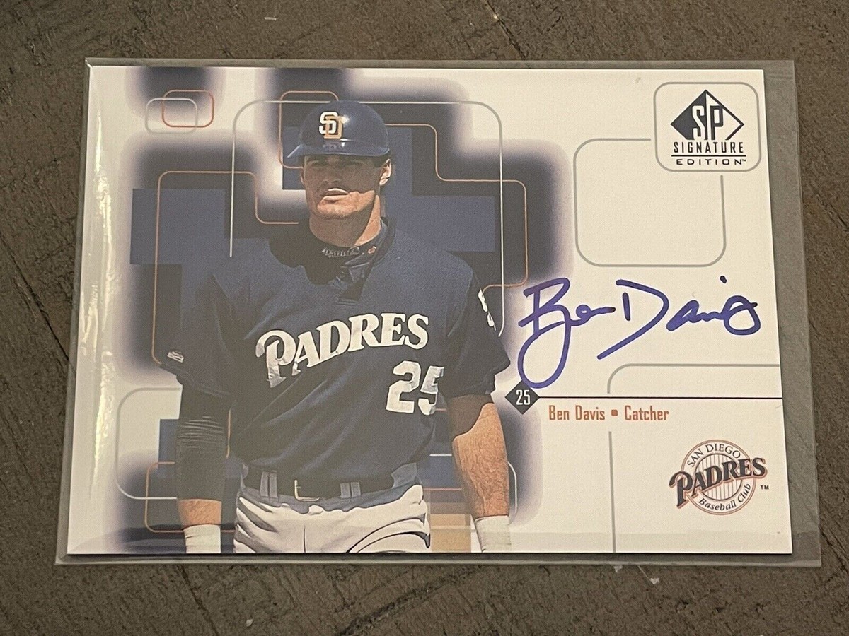 1999 SP Signature Autographs #BD Ben Davis San Diego Padres | eBay
