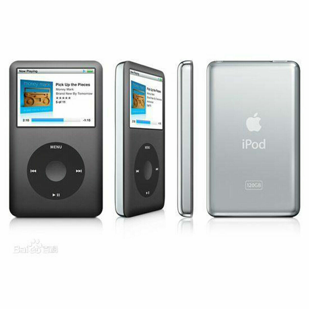 Apple iPod 6th Generation Classic 120GB - Black (9MB565LL/A) for