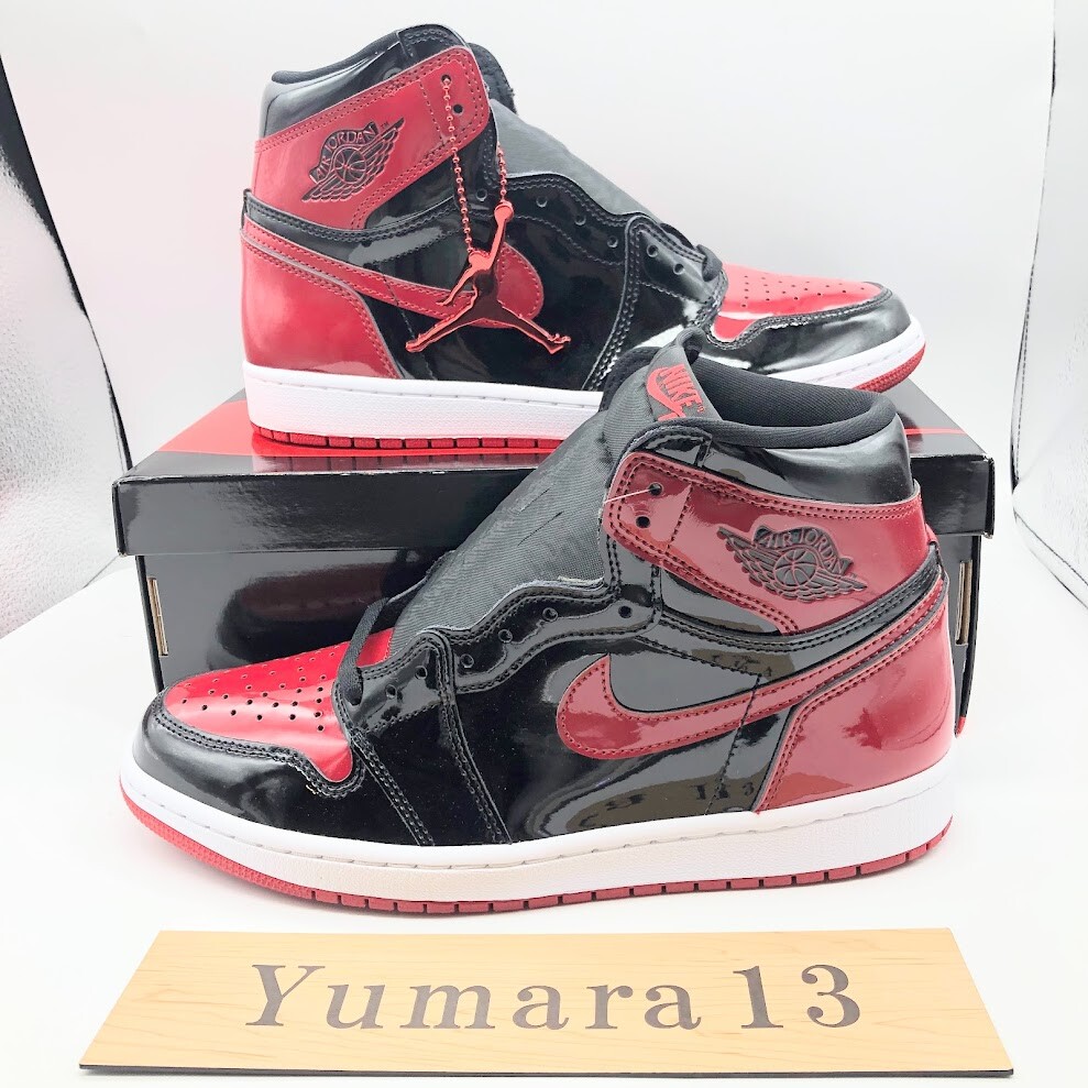 Nike Air Jordan 1 High OG Patent Bred 555088-063 Men's Size | eBay