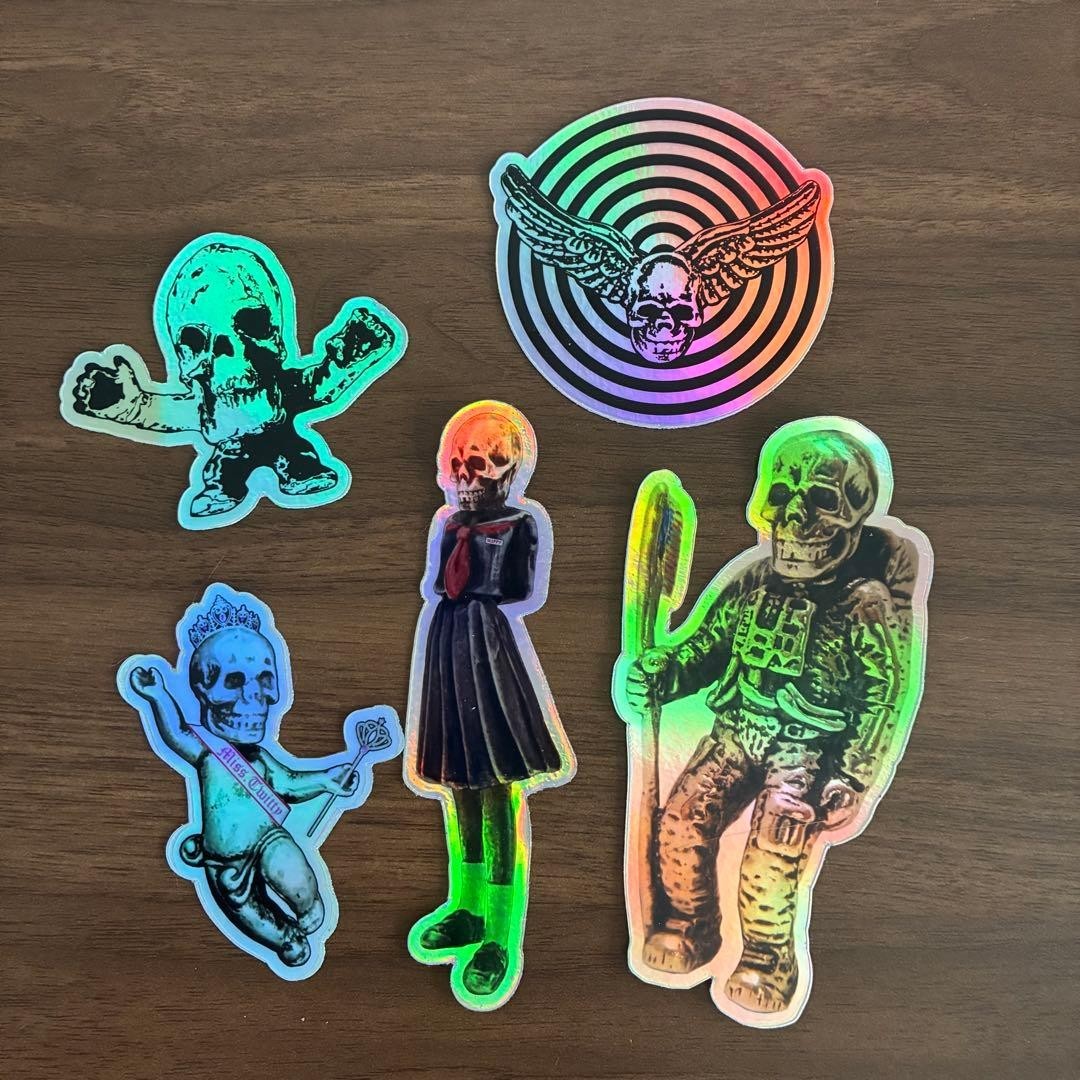 CHROME HEARTS CHROME HEARTS JOE FOTI FIVE HOLOGRAPHIC STICKER