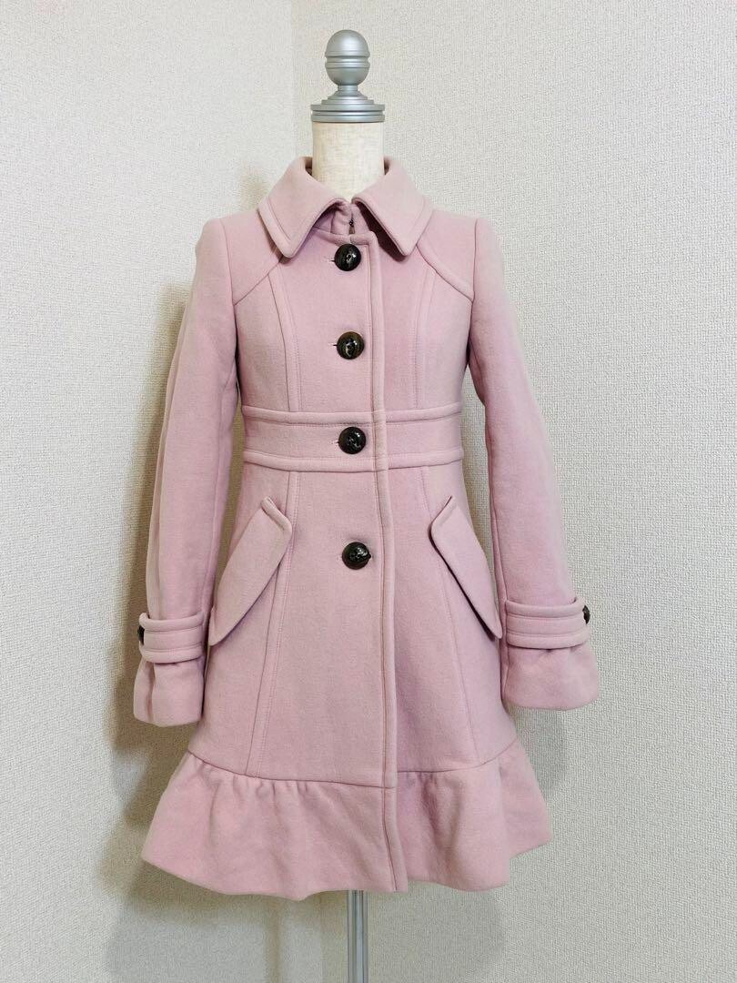 Burberry London BLUE LABEL Dress Coat color Pink Size-36 fashion
