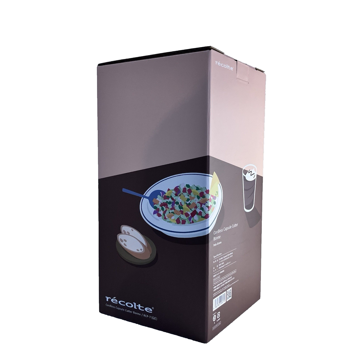 Recolte RCP-7 Cordless Food Processor 2025 Limited Green Ice Crush