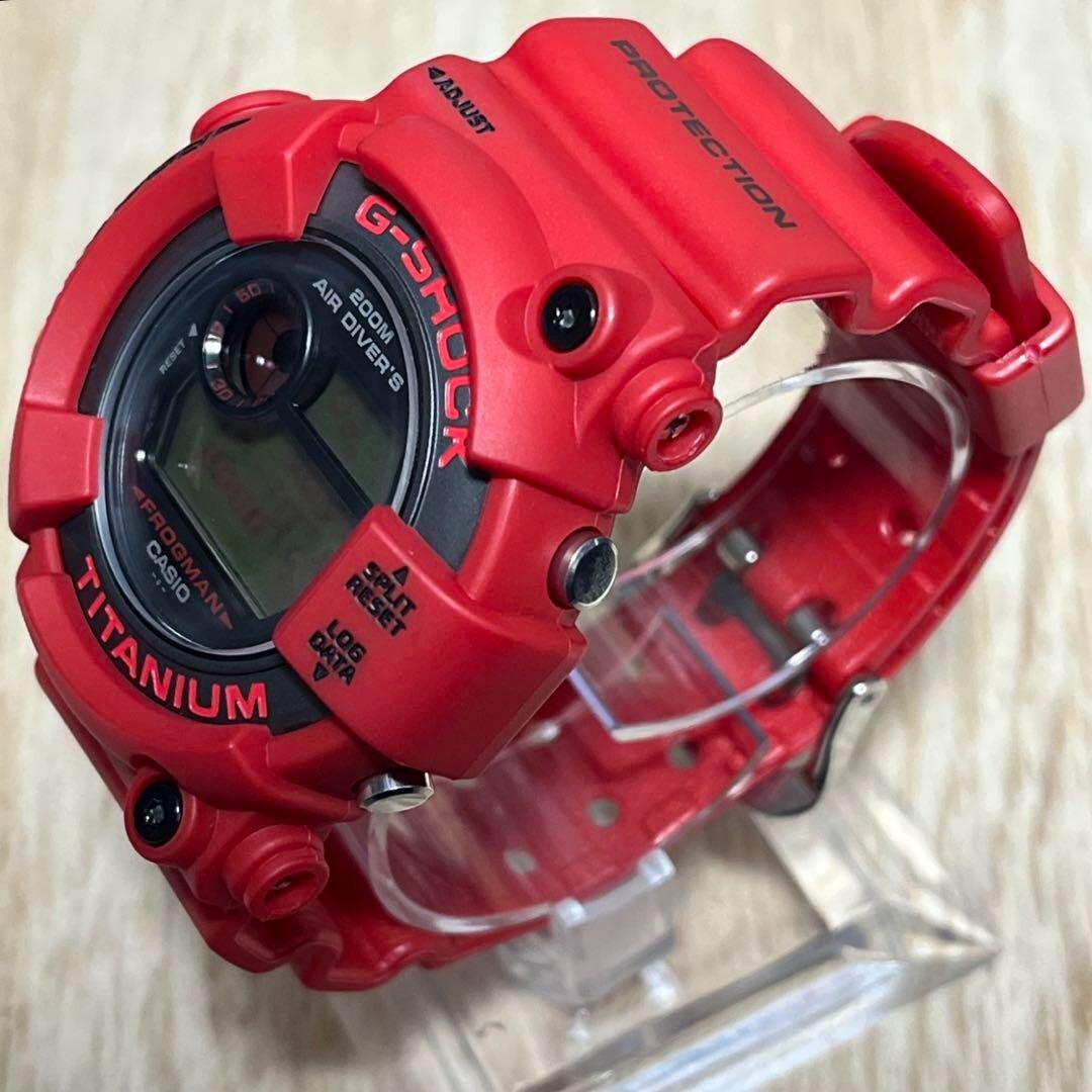 G-SHOCK DW-8200F-4JR FROGMAN Red frog Casio Watch | eBay