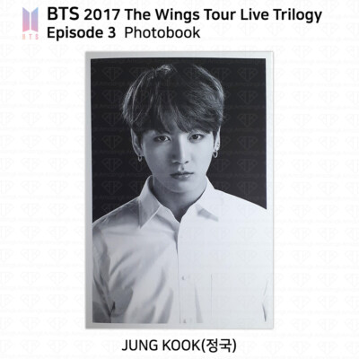 BTS 2017 The Wings Tour Live Trilogy Episode 3 Photobook Face
