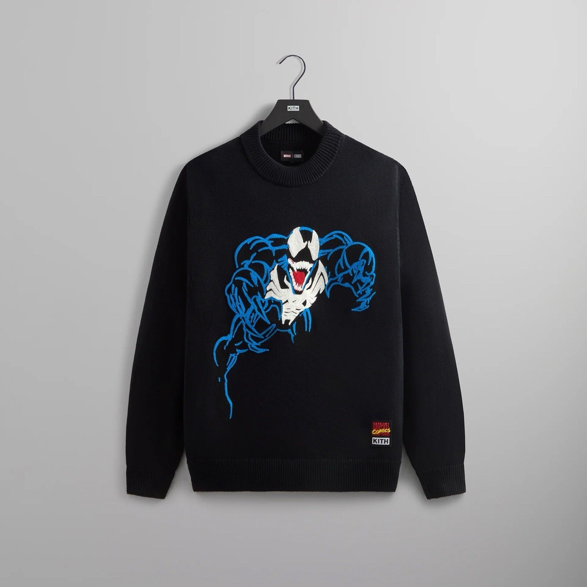 Kith X Marvel Venom Lewis Sweater SIZE M BRAND NEW | eBay
