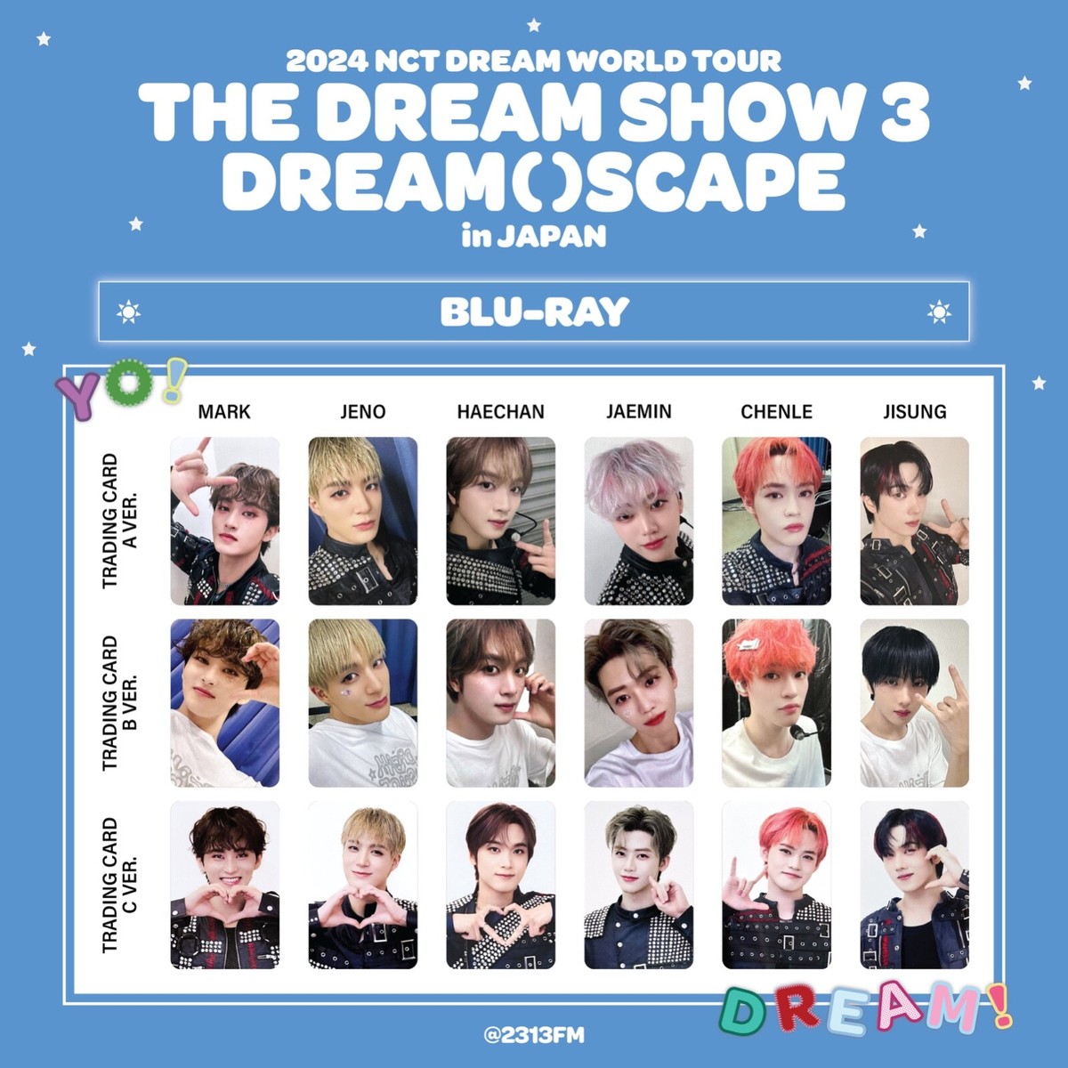 NCT DREAM THE DREAM SHOW 3 DREAM ( ) SCAPE IN JAPAN BLURAY