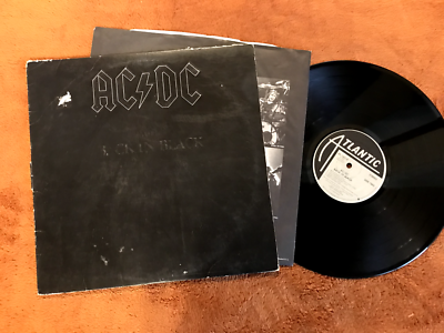 AC/DC Back in Black vinyl 1980 Original album SD 16018 masterdisk