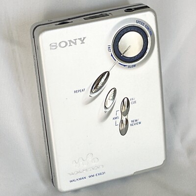 SONY WM-EX631 Silver 2002 Walkman Vintage Cassette Player Tested