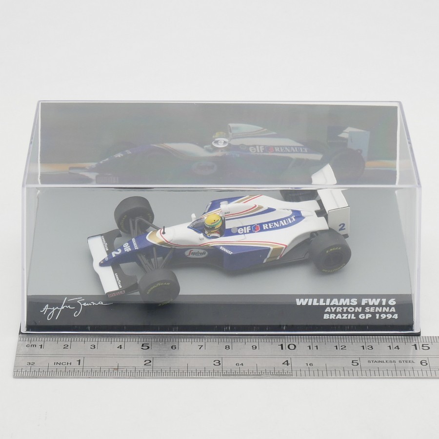 ixo 1:43 F1 Cars WILLIAMS FW16 AYRTON SENNA BRAZIL GP 1994 Diecast